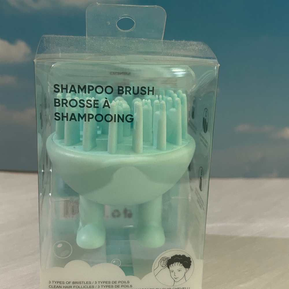 Mint Green Shampoo Brush